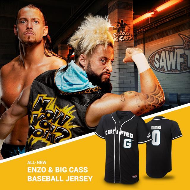 wwe baseball jersey