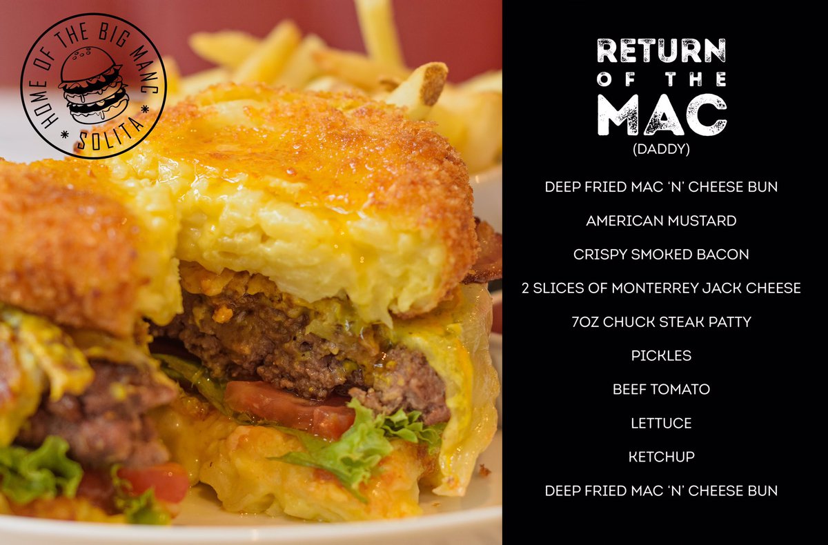 The Mac Daddy now on sale....for the chance to win 2 plus a £ 50 bar tab RT...