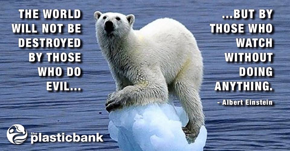 The world will not be destroyed by those who do evil. But by those who watch without doing anything.