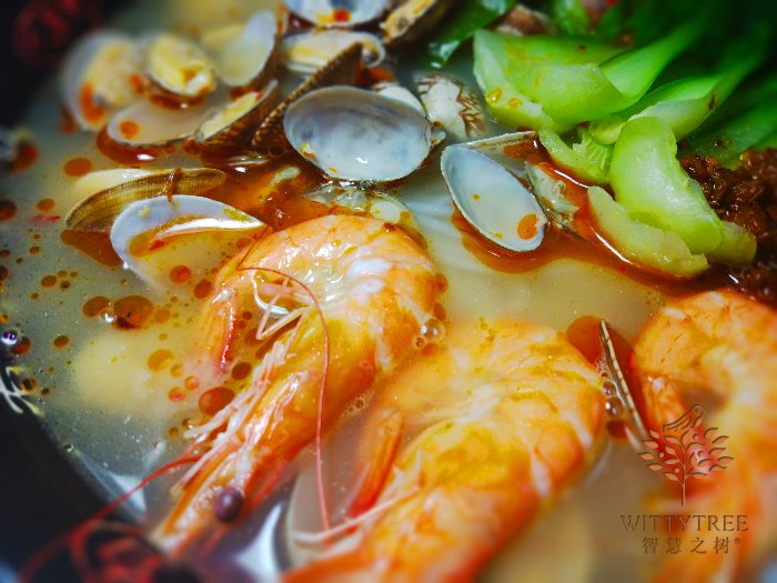 wittytree's tweet image. i make seafood rice noodle yesterday, i want know how much you think? 昨天自己做的海鲜粉，就问大家这碗应该卖多少钱？关注微信zhihuizhishu和微博智慧之树