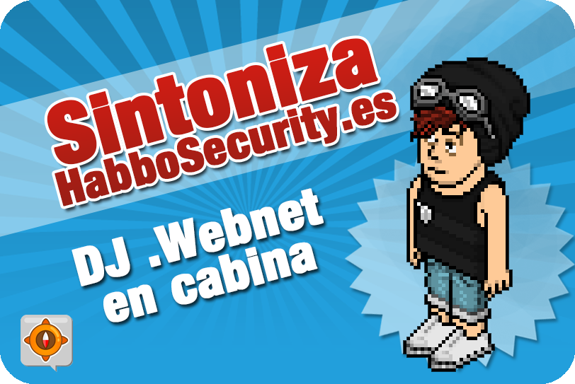ESHabboSecurity's tweet photo. 📢¡Sintoniza a nuestro Dj-.Webnet🎧 desde la cabina más alegre!✨ Vía web: https://t.co/crpy8qKyrd o desde #HSEApp https://t.co/SZsKQqRTrl