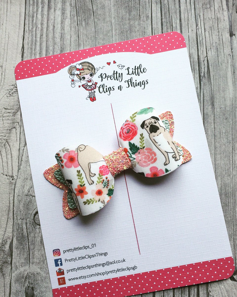 FloExpressions's tweet photo. https://t.co/DcyIDHlFwE #pugs #dogs #hairbows #handmade #smallbiz #hairaccessories #girlsbows #pugthing #etsystore https://t.co/babGg45QOC