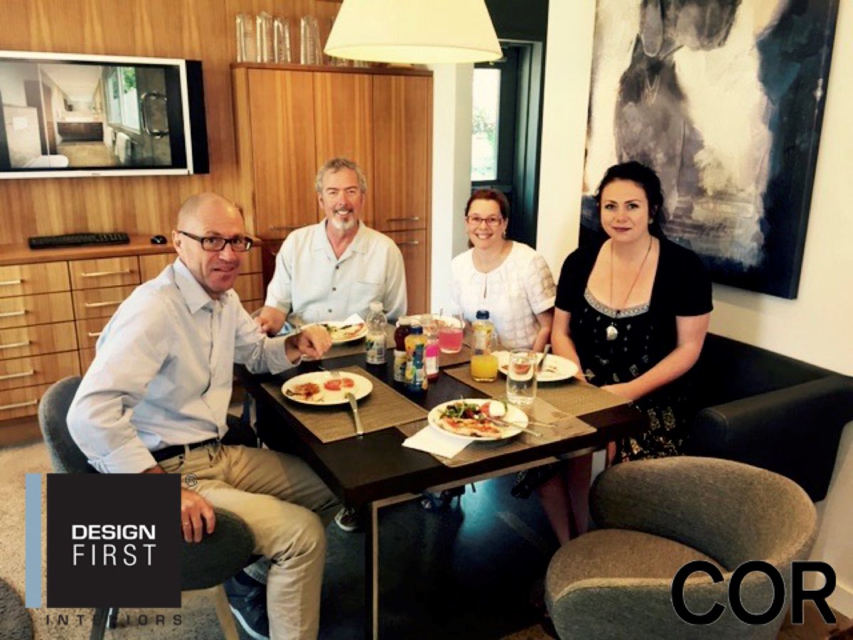 DesignFirstInt's tweet photo. A very productive lunch and learn with COR Furniture and our DFI Team! #internationalfriends #interiordesignottawa https://t.co/uwMsu3jVAD