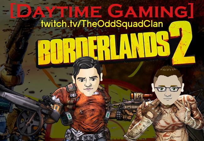 TheOddSquadClan's tweet image. Day 3 of our #Borderlands2 stream! Let's do it! #twitch #PS4 twitch.tv/theoddsquadclan