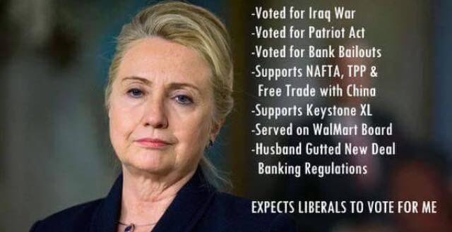 MikeHersh's tweet photo. .@WentworthRehab clearly @PoliticalChic20 knows #NeoConClinton record very well @Women4Bernie @NomikiKonst @LeeCamp https://t.co/LHAXsnLozS