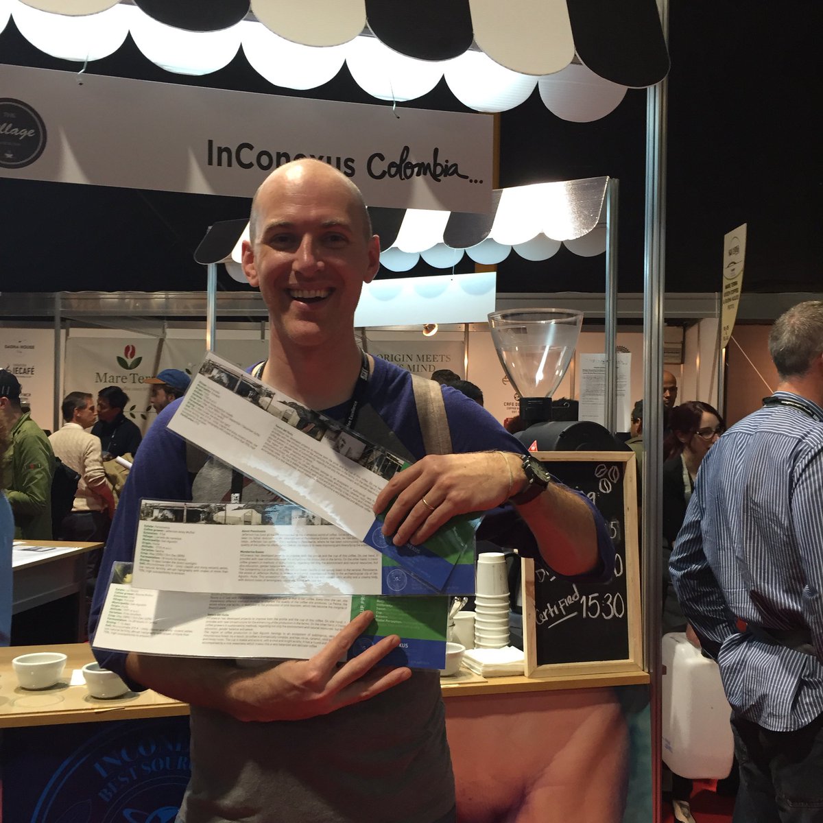 inconexuscoffee's tweet photo. Full house today!no worries,still 15 new Coffees to present + top 5 picked by visitors. @SCAE_Community #scae2016 https://t.co/afqL6PLdG0