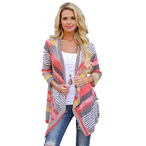 Oferton_Moda's tweet photo. Tongshi Mujeres Irregular Stripe mantón Kimono Cárdigan Tops Cover Up Blusa https://t.co/RgADxdZvHE https://t.co/aZof1elzSP