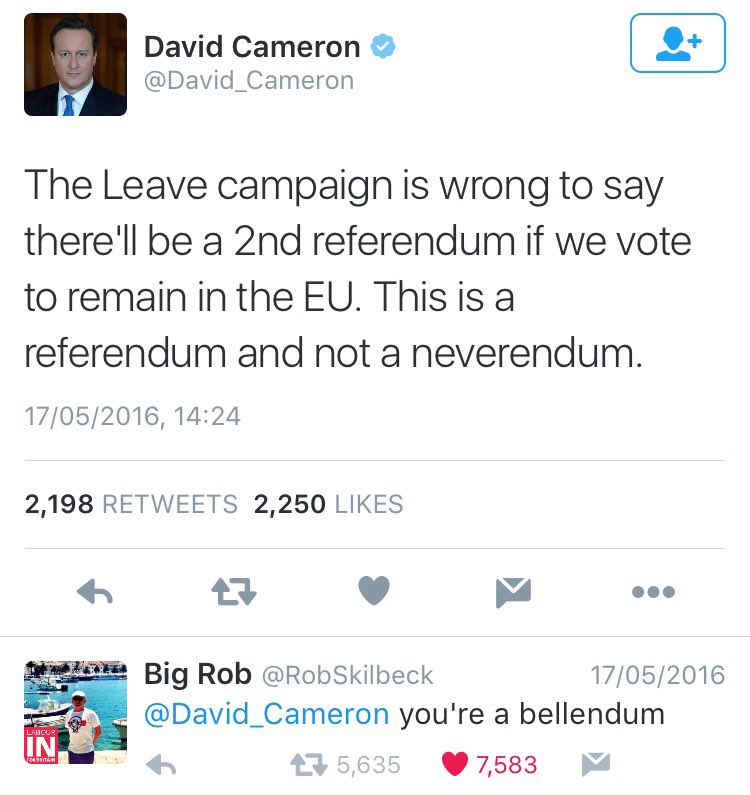 PuntingCentral's tweet photo. And to the ones that are saying there should be another referendum. 🖕🏼🖕🏼 #notmyvote https://t.co/HaC93Lu9Nz