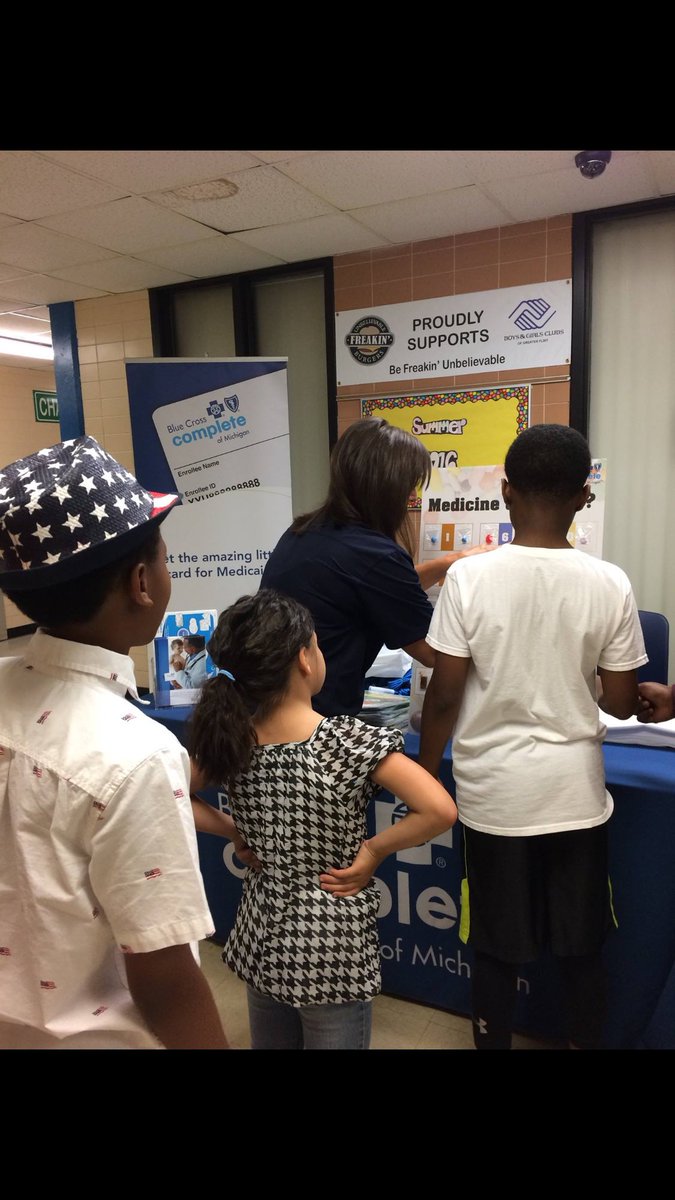 BGClubFlint's tweet photo. Ending week 1 in style! A big thank you to our sponsors.#teachoutsecurity #bluecrosscomplete @LandaalPkg @THFtweets https://t.co/ZmtJQsqbrC
