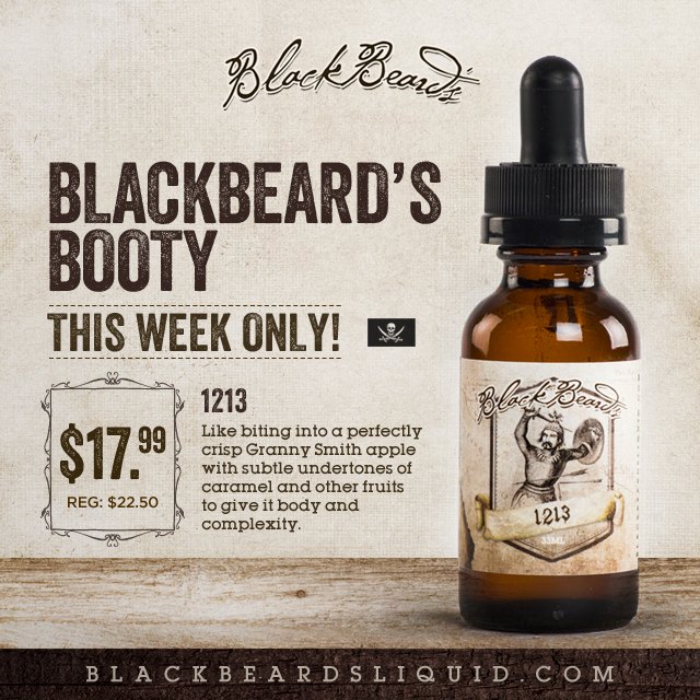 GlobalVapery's tweet photo. @BlackBeardsUS #FlavorOfTheWeek is 1213! #grannysmithapple #caramelapple 
Cant get enough of this! https://t.co/CjkcfYcvXA