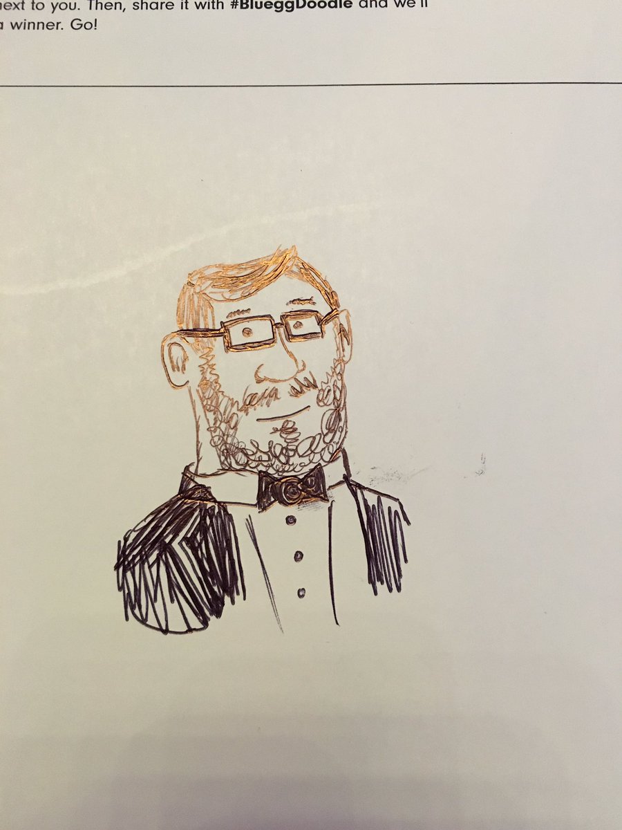 LibertyRichF's tweet photo. Just drew @Owain_Matthews at #CardiffBizAwards @Bluegg #blueggdoodle https://t.co/R4qmQFo7Ow