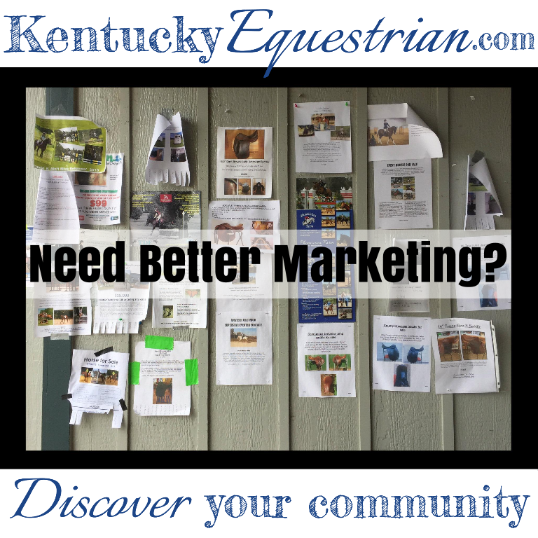 KYEquestrian's tweet photo. Need better marketing for your barn? #equestrianlife #equestrianproblems #groomlife #kyhorse #kyequestrian #kyequine https://t.co/PiXQRlfxJe