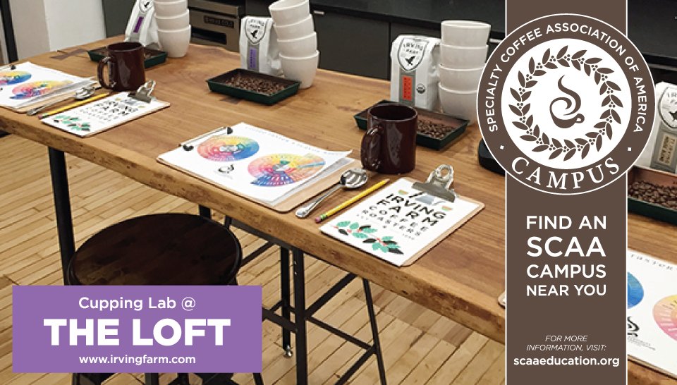 SpecialtyCoffee's tweet photo. #SCAACampus @IrvingFarm offers  Barista Level 1 &amp; Barista Level 2 Practical Exams on 6/27! https://t.co/mutupWCqFW https://t.co/04oBcsPN87