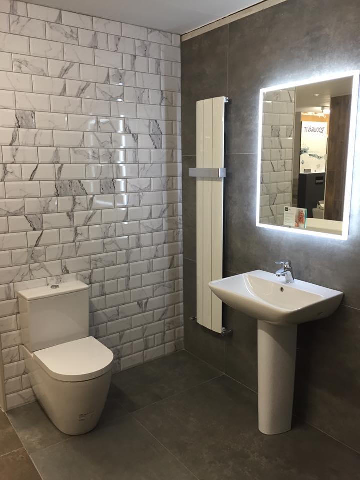 Some of the stunning new tiles on display in our Ballinderry Showroom. Call in for a look &amp; a chat #Tiles