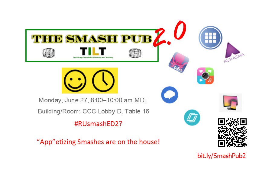 AL_TILT's tweet photo. Team TILT will have a presence at #ISTE2016 We will see you all in Denver soon!  #RUSmashEd2 #RUHandsOn https://t.co/6QWOfaphAi