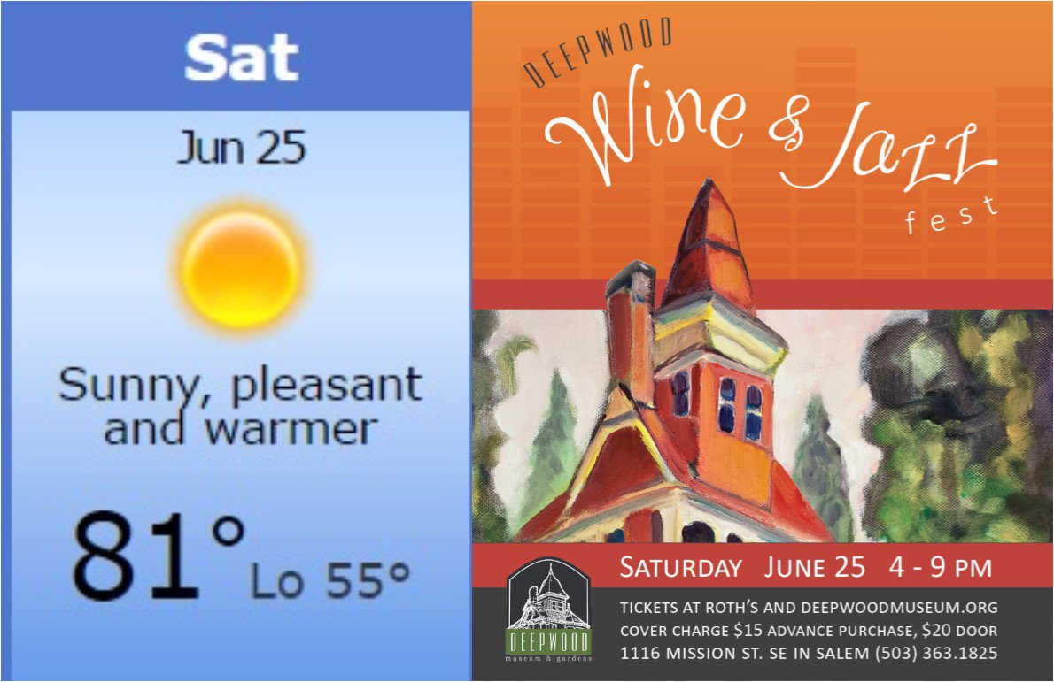 Deepwood_Museum's tweet photo. Last Day of Pre-Sale for Wine &amp; Jazz (TOMORROW) Buy now to save $5 per ticket. https://t.co/6c3SJu4DYc https://t.co/ta3kTEFhmr