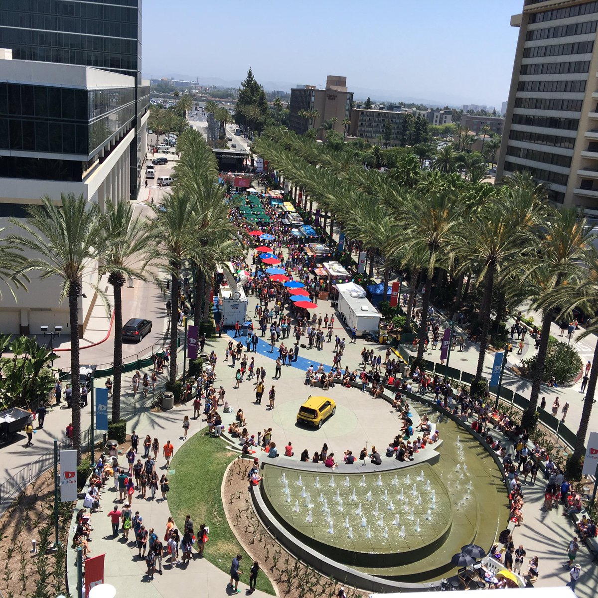 Cimorelliband's tweet photo. Playing on this stage tonight at @VidCon at 8:30pm! https://t.co/fx1uZKXRSu