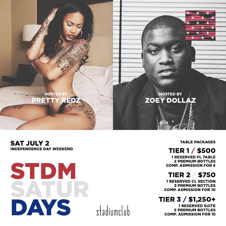 Saturday July 2nd Independence Day Weekend w/ <a href="/ZoeyDollaz/">Zoey Dollaz</a> !

Music by our #Freebandz fam <a href="/JoIyceWorld/">Dj JoIyce</a>
W/ <a href="/IamBobbyP/">Bobby Patterson</a>