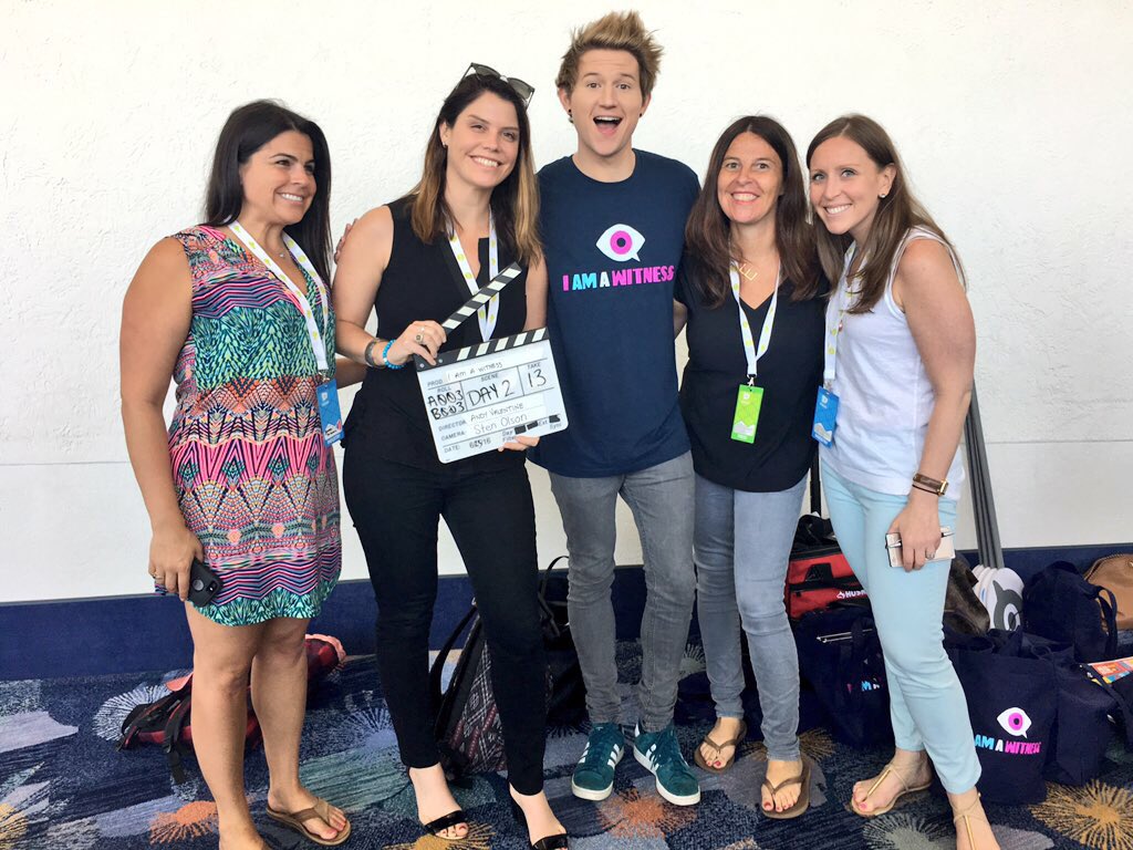 lauriekeith's tweet photo. Thank you @RickyPDillon for using your reach and star power to help teens stop bullying. #vidcon #PSAshoot https://t.co/blOFaBwDZO