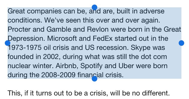 Amirmizroch's tweet image. Great companies can be, and are, created in times of crisis  atomico.com/news/keep-calm… #KeepCalmandCodeOn