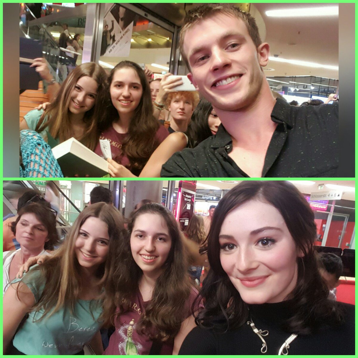 aimhlouhazza's tweet photo. Smaragdgrün Premiere München 24.06.2016 ❤ Fotos mit Jannis Niewöhner und @ehrlichmaria 💚💚💚 https://t.co/NuIqdA4bFL