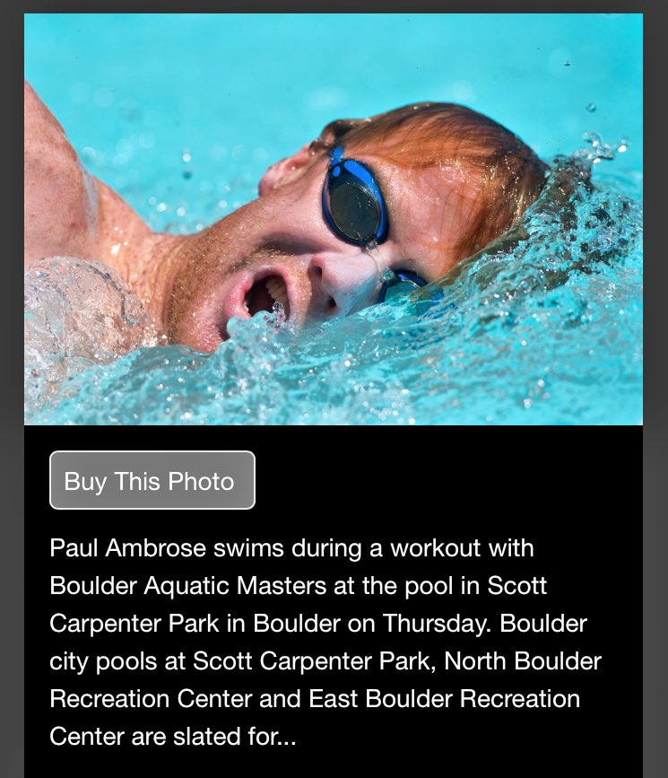 AmbroseLive's tweet image. Got a cameo in the local news @dailycamera @blueseventy #localCeleb #thisIsMylab