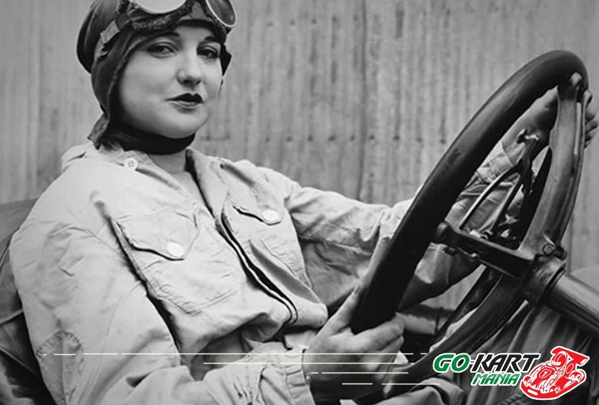 GoKartMania's tweet photo. La 1er piloto mujer que compitió en una carrera motorizada fue la francesa Hélène van Zuylen #AmorPorLaPista https://t.co/9KiAPT8yRy