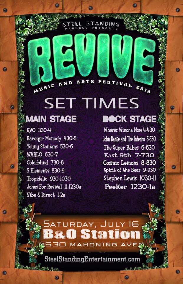 RevivetheYO's tweet photo. Set times! https://t.co/Pz2L5B0Amv