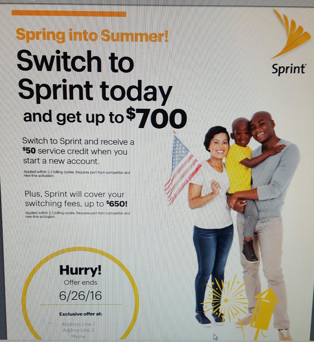 milhwysprint's tweet image. #TheSwitchIsReal #SprintSaysThanks #WesupportourMilitary RSVP now @milhwysprint @GlynnShawn @vickis1106