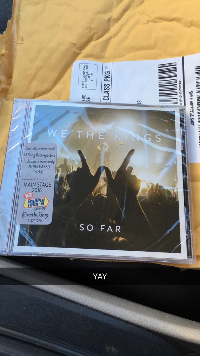 kschupska's tweet photo. @WeTheKings After ending up at the wrong house, going to the post office 3 times, I finally got it. #WTKSoFar https://t.co/saGXxk7T3I