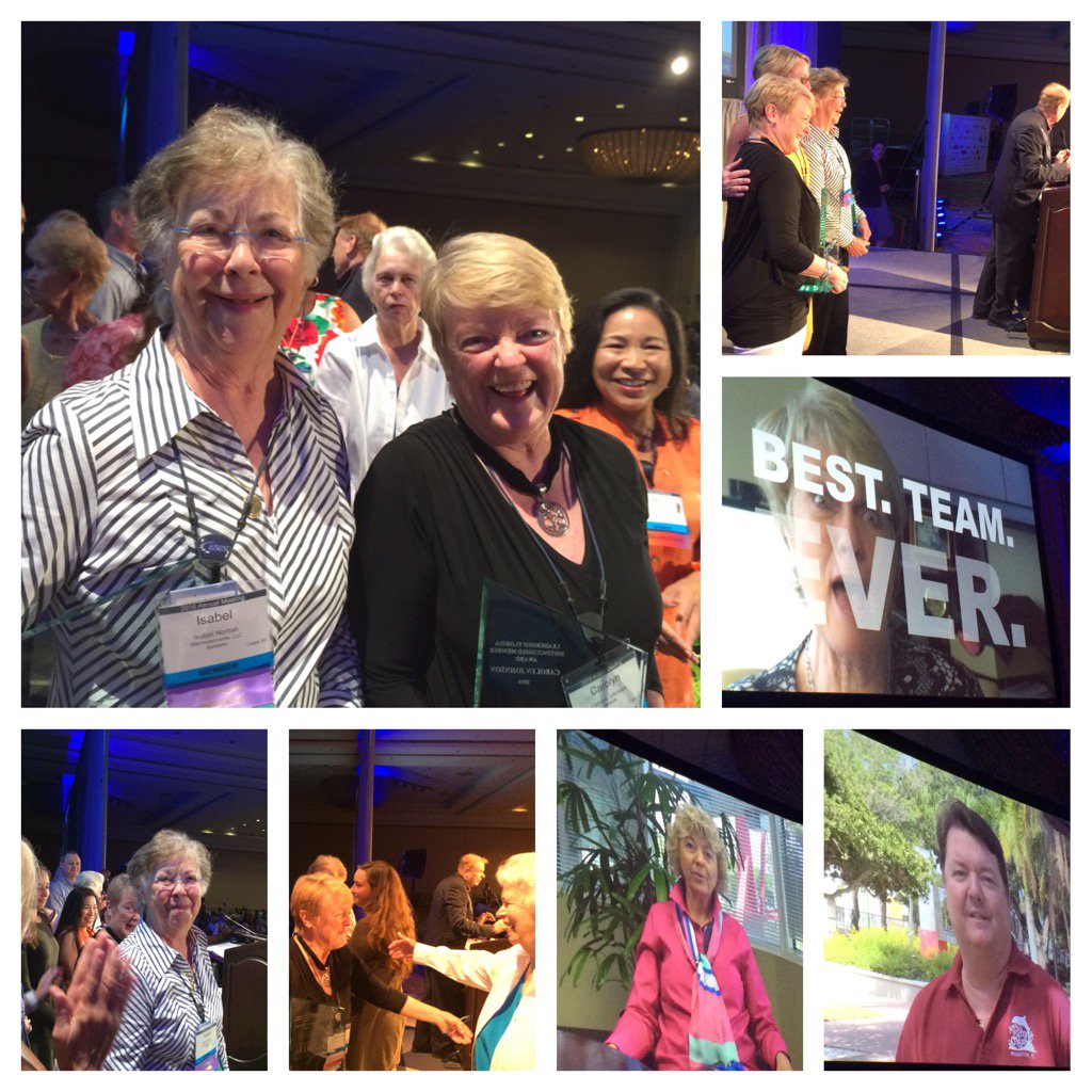 DebraMJacobs's tweet photo. Announcing #FLAM16 Distinguished Alumni Carolyn Johnson & Isabel Norton #SURPRISE https://t.co/14IIpmFiNr