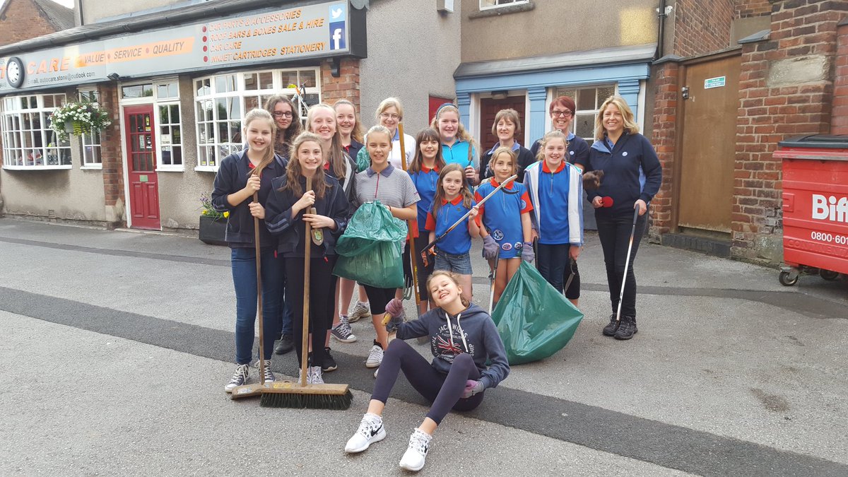 Great night with Aston Guides who are a really hard working bunch helping us prepare Stone for judging day July 15th