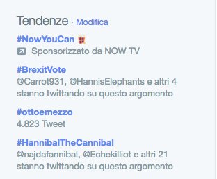 LilianKrueger's tweet photo. POSIZIONE #3 !!! YAY!  #HannibalTheCannibal https://t.co/WhlKMiABvJ