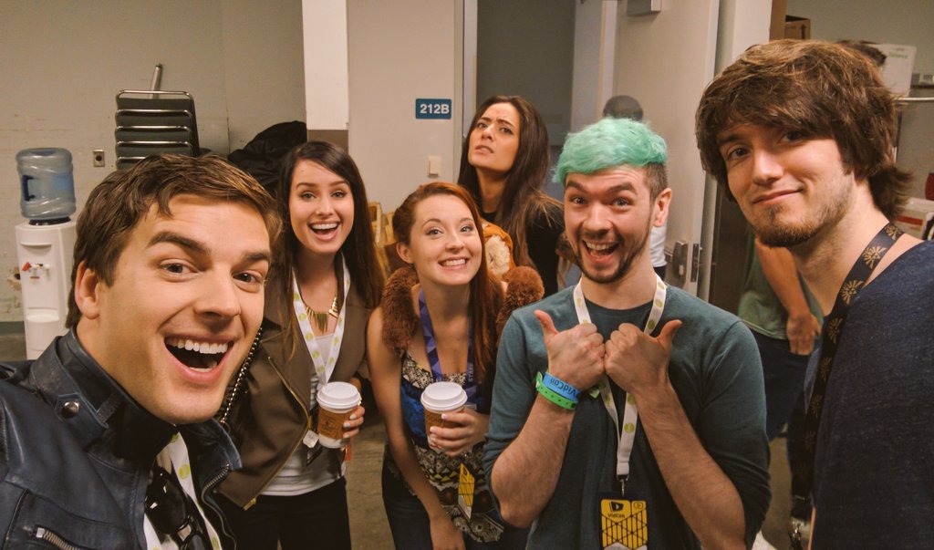 MatPatGT's tweet photo. Gamer pride at #VidCon https://t.co/uXfqwzS8Zb