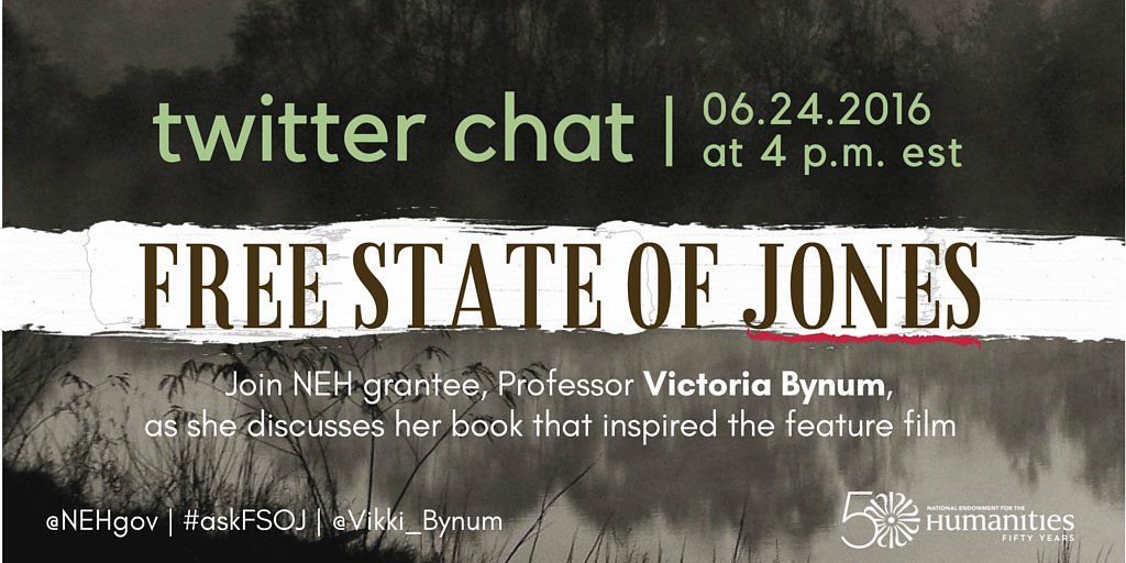NEHgov's tweet photo. Thanks to @vikki_bynum for chatting today! Explore NEH Fellowships here: https://t.co/BkYFpQM33E #askFSOJ https://t.co/B4oe5yMYQY