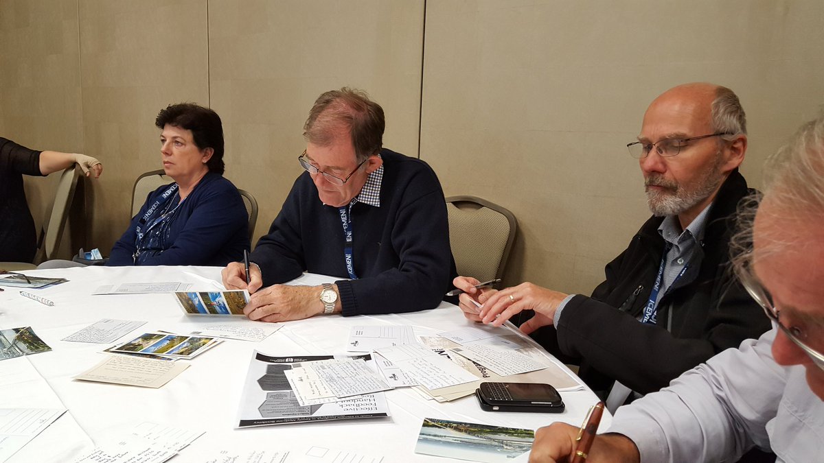 Australian community presentation  participants tasked to write return postcards  #ICEMEN2016