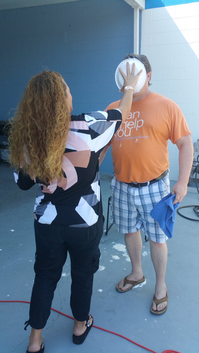 teamej2016's tweet photo. Nothing like a pie in the face to say goodbye to your old boss..#greatboss #gonnamissteamej #teamplayer @teamej2016 https://t.co/7VpqaWaMxJ