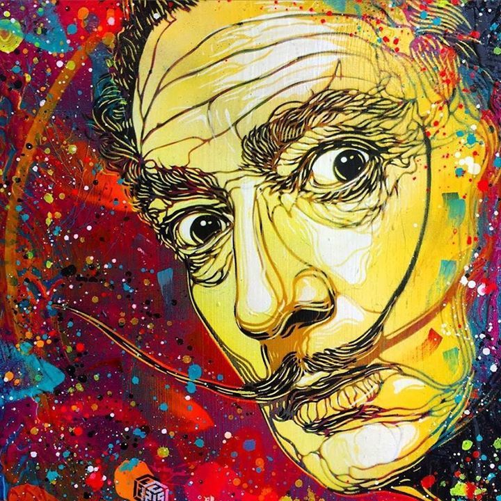 TimedPrints's tweet image. Dali looking like him normal self! #art #painting #illustration #dali #Repost By @christia… ift.tt/1VelHZX