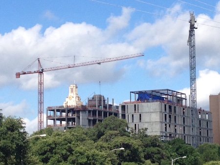 utmechengr's tweet photo. Completed @CockrellSchool EERC is going to be incredible - even under-construction looks dazzling in sunny #Austin ! https://t.co/A4tilA1kjq
