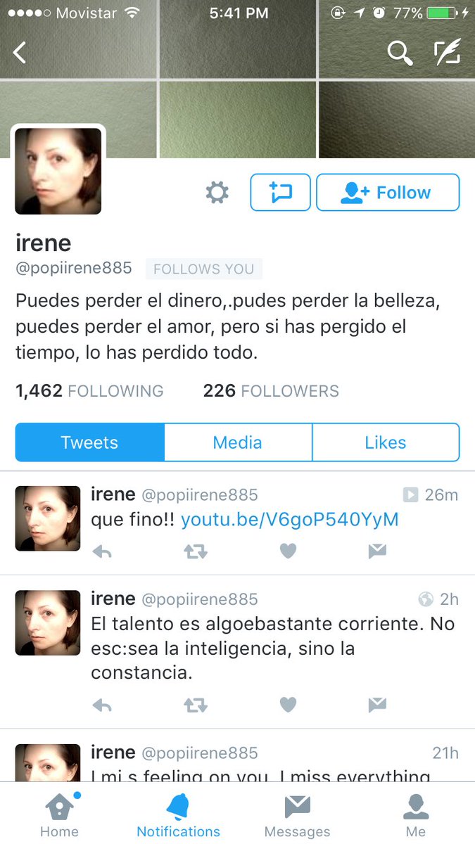 Si has pergido el tiempo, lo has perdido todo.