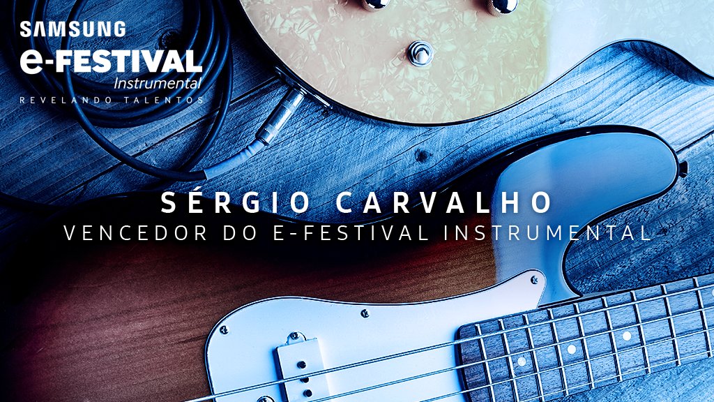 SamsungBrasil's tweet photo. Depois de milhares de votos foi escolhido o grande vencedor #samsungefestival 2016. Parabéns, Sérgio Carvalho! https://t.co/KQec8jpBex