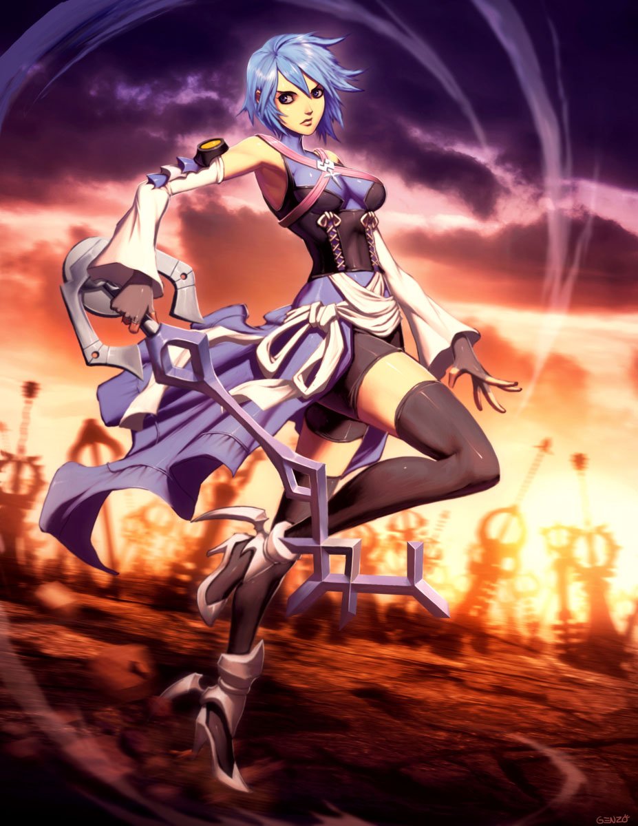 HDFanArt's tweet photo. Aqua. #KingdomHearts https://t.co/OmufojaaKU | https://t.co/cAzuHoLkb6