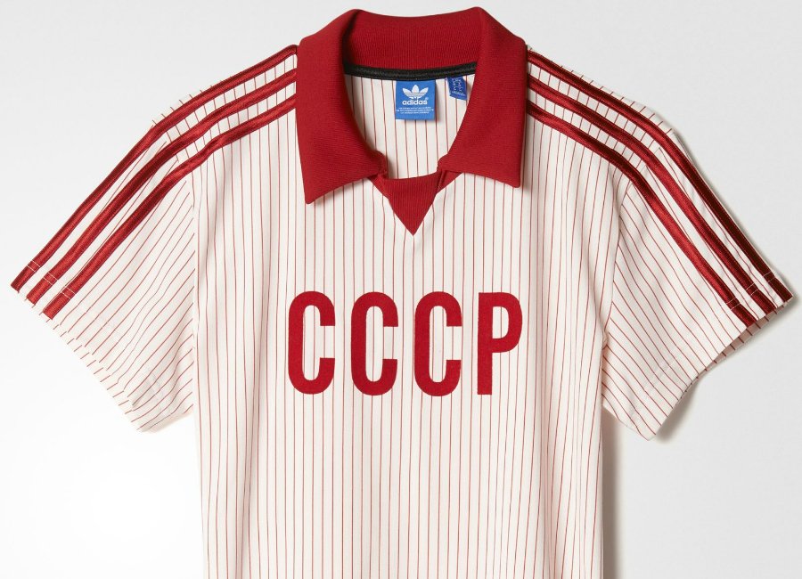 USSR SOVIET UNION 1986 FOOTBALL SHIRT JERSEY ADIDAS ORIGINALS SIZE S ADULT