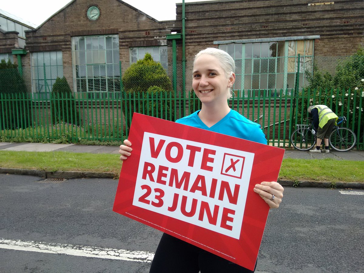 BournvilleLab's tweet photo. A tough day coming to terms with the #BrexitVote. Here are some pics from our campaign #Bournville #BrumBetterIn https://t.co/JJ9wjo8l95