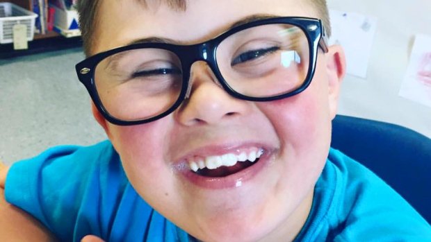 CBCNS's tweet photo. Mom of son with Down syndrome writes heartbreaking post after he's left out of a party https://t.co/uxTwL7uyoO https://t.co/OyIVQE5tFc