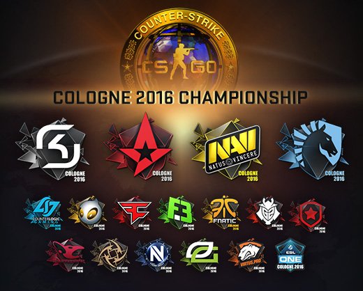 #ESLOne Cologne stickers are available now - support your favorite teams &amp; players and play Fantasy &amp; Pick'Em games!