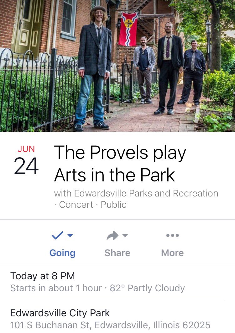 The funky fun starts in just over an hour! #localmusic #livemusic #stl