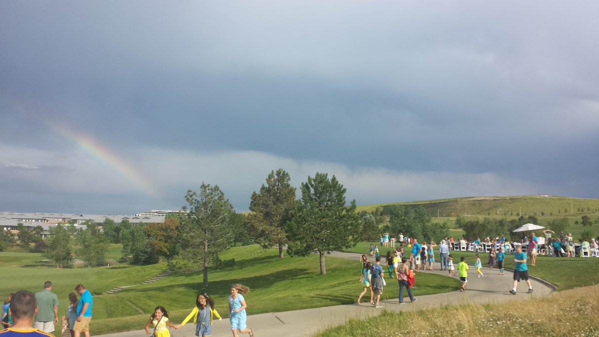 PatHochstein's tweet photo. Enjoying Kazapalooza 2016 with a rainbow #KP2016 https://t.co/6NqLqZTJBM