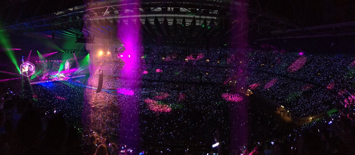 Avondje naar de mannen van Coldplay geluisterd, waanzinnig weer