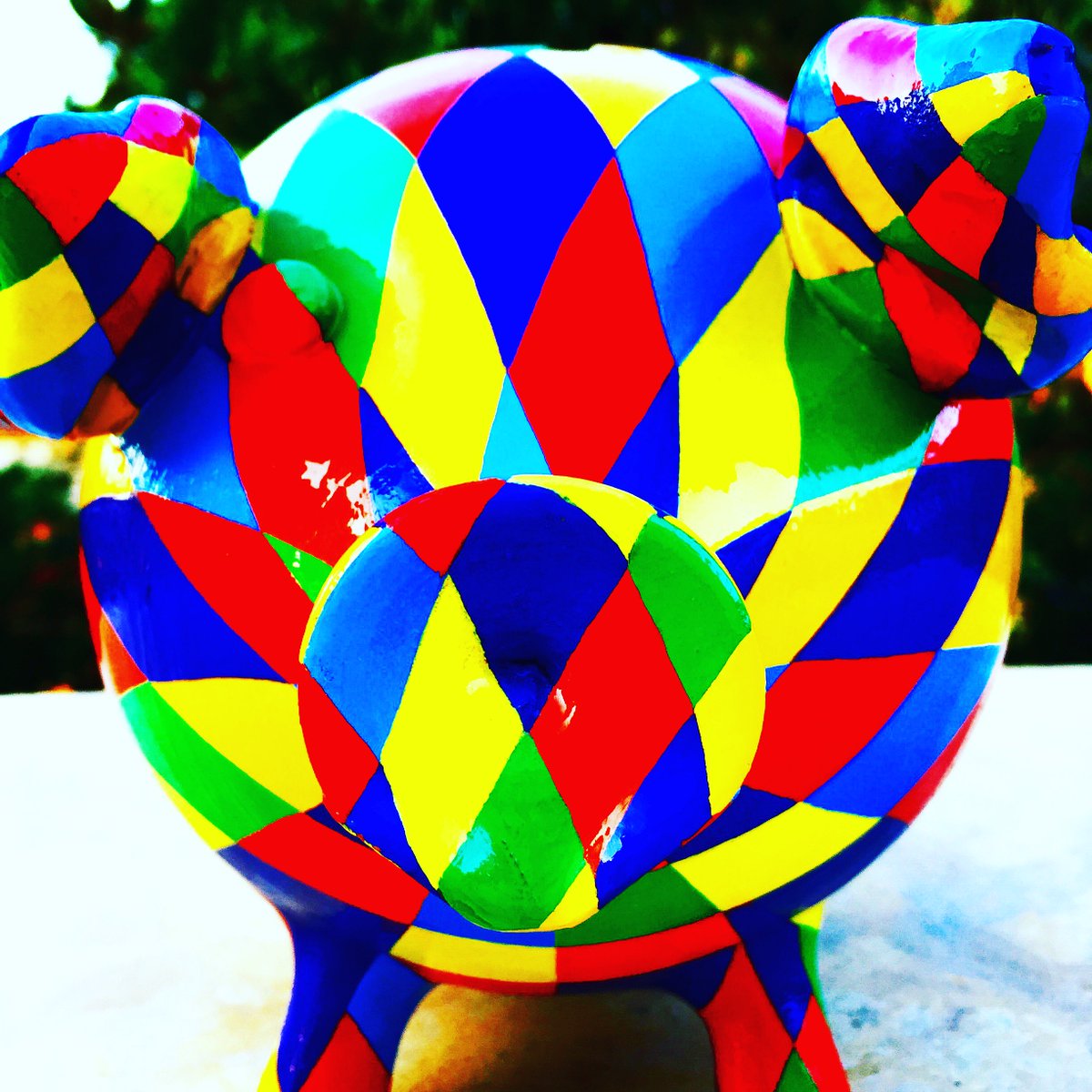 This could me a useful artwork nowadays. My piggy bank.